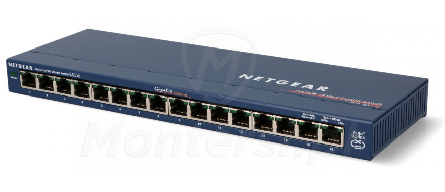 GS116GE - 16-portowy switch NETGEAR Gigabit