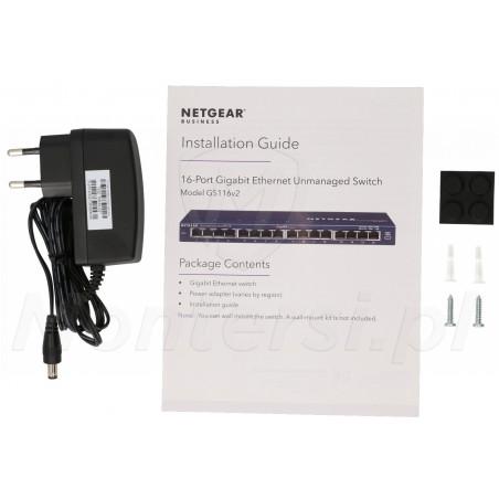 GS116GE - 16-portowy switch NETGEAR Gigabit