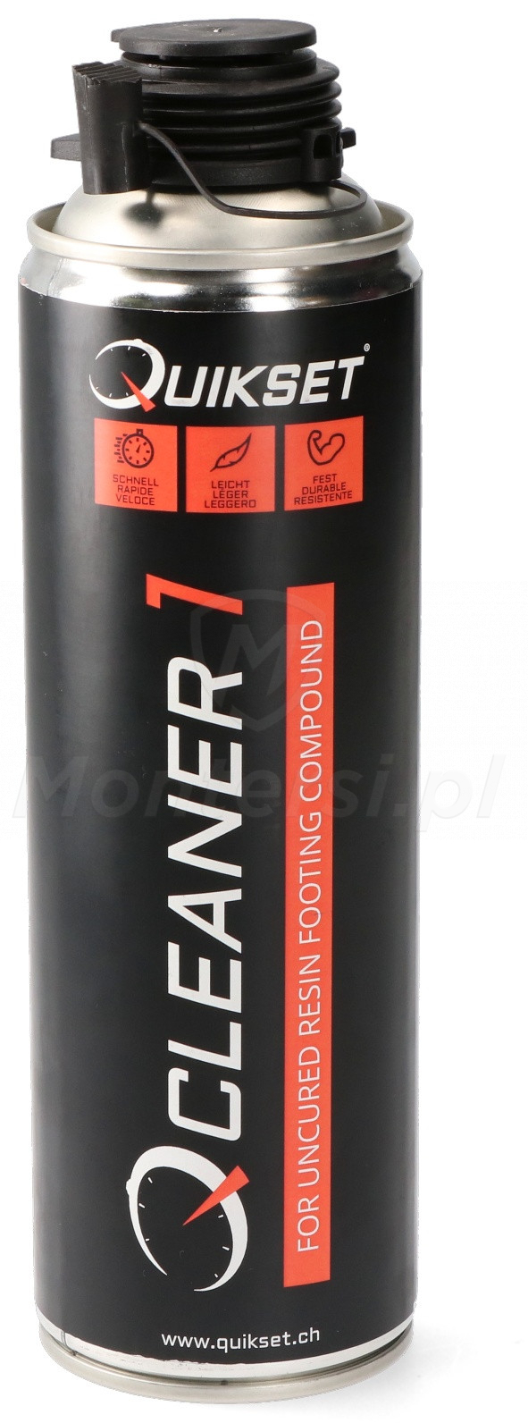 QUIKSET CLEANER 1 Before - Czyścik do niezaschniętej żywicy montażowej QUIKSET CLEANER 1 Before - Czyścik do niezaschniętej żywicy montażowej