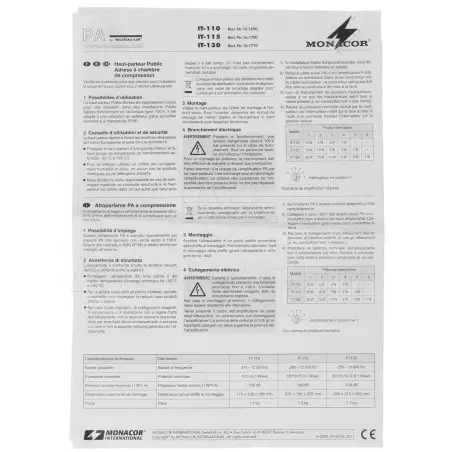 IT-130-AK - Instrukcja