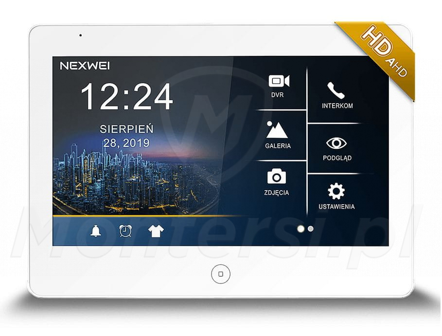 NW-VI10S-W - Głośnomówiący monitor 10" IPS z serii NEXWEI