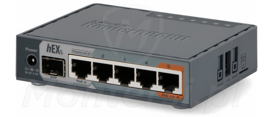 hEX S - Router przewodowy Mikrotik