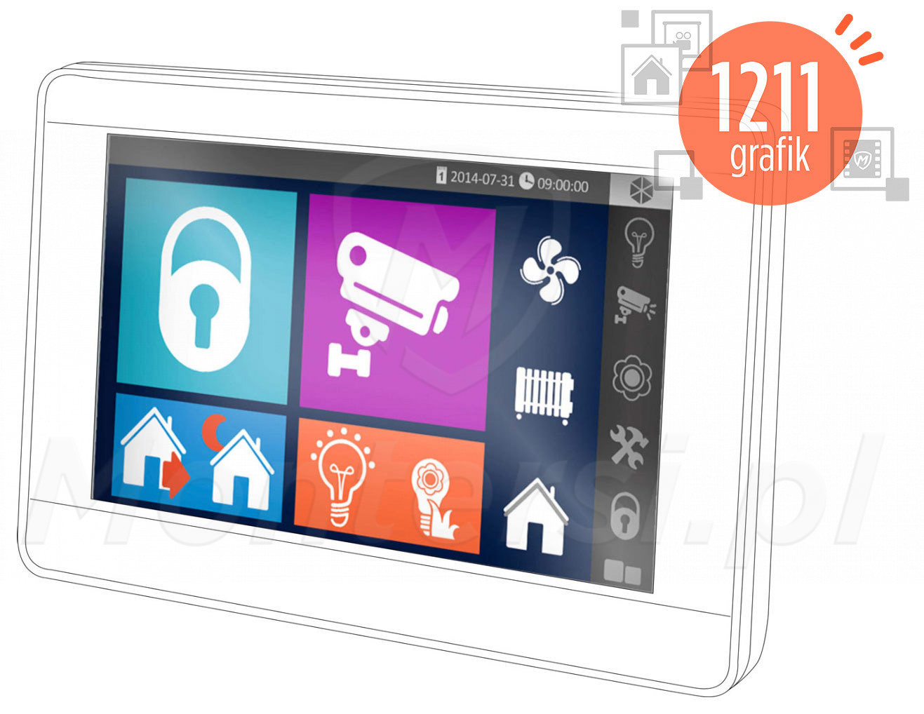 Zestaw grafik do manipulatora INT-TSI