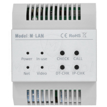 M-LAN - Front modułu