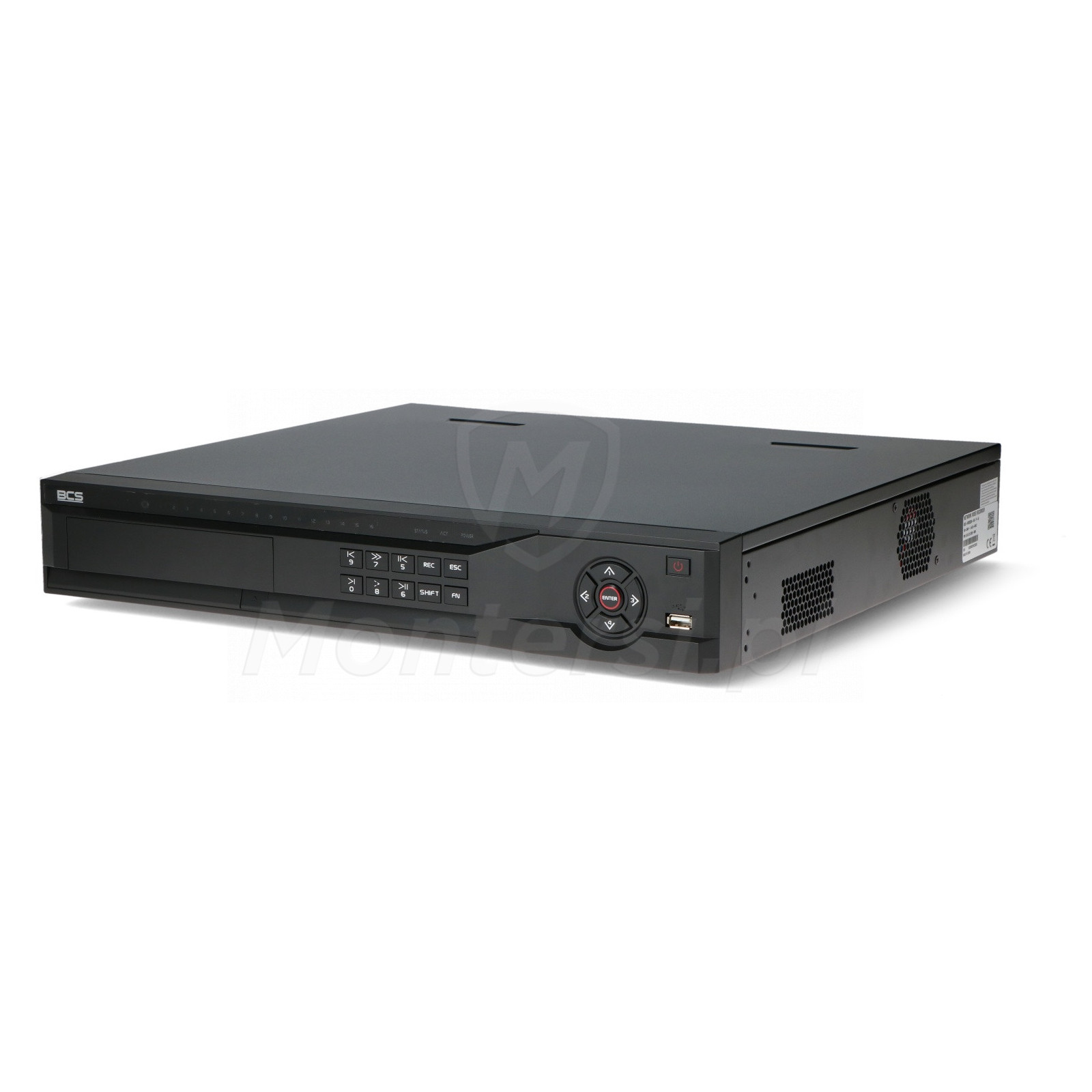 BCS-NVR3204-4K-P-AI - Rejestrator IP, 32-kanałowy, 320 Mbs, 16 Mpx