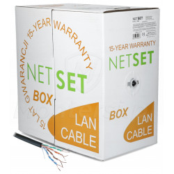 NETSET BOX U/UTP PE 5e - Zewnętrzna skrętka komputerowa