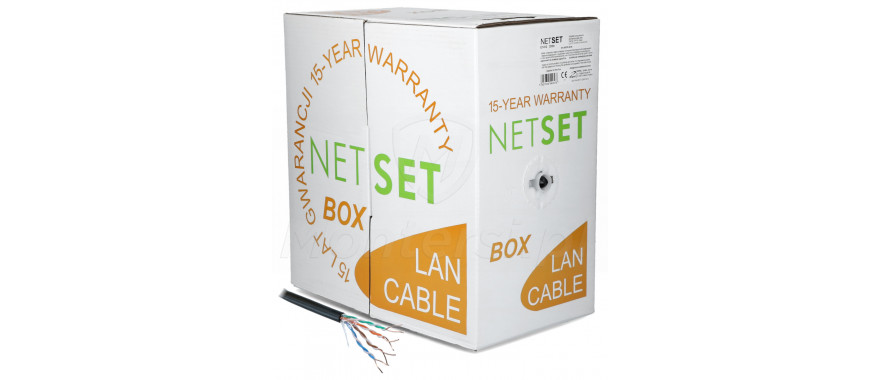 NETSET BOX U/UTP PE 5e - Zewnętrzna skrętka komputerowa