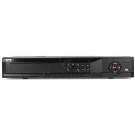 Front rejestratora IP BCS-NVR6404-4K-III