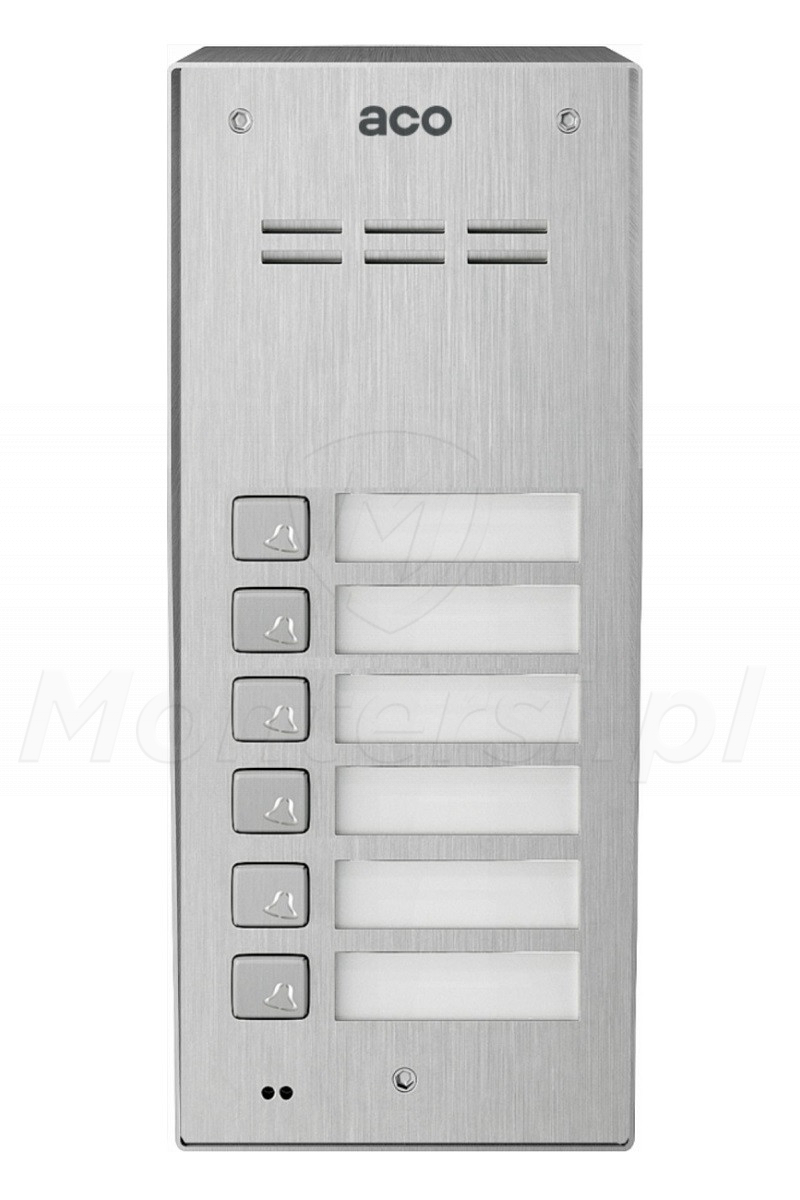 COMO-PRO-A6 NT - 6-abonentowy panel bramowy COMO-PRO-A6 NT - 6-abonentowy panel bramowy