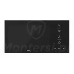 Monitor głośnomówiący GLASS-PRO-7 BK