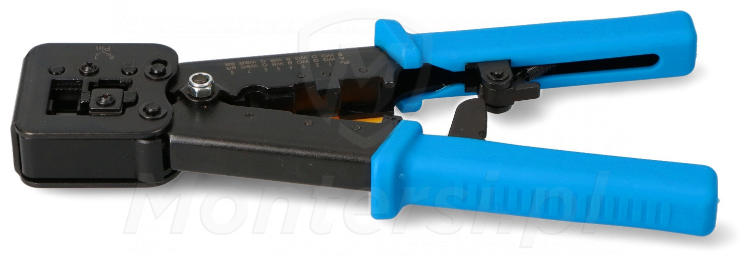 HT-240T - Zaciskarka złączy przelotowych RJ45 / RJ12 / RJ11