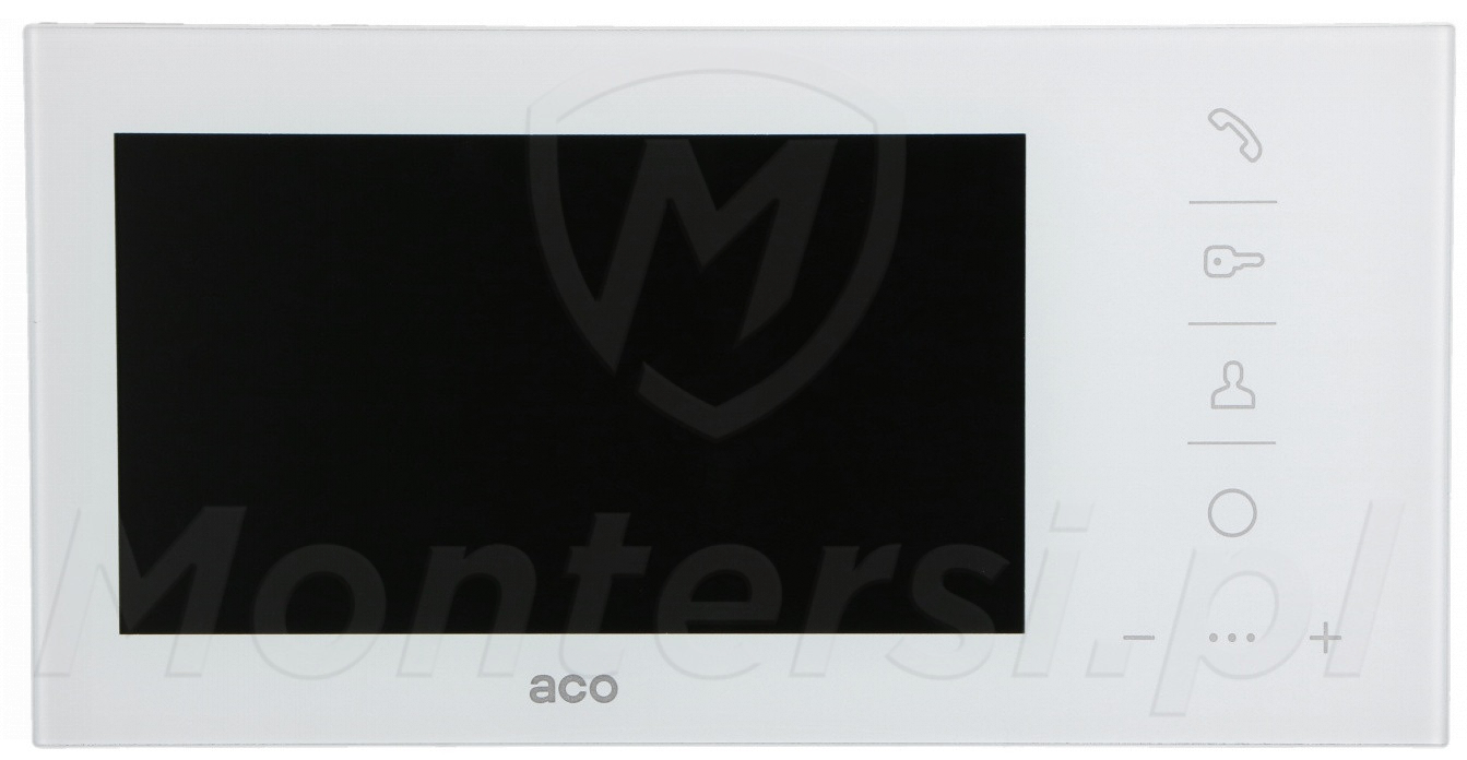 GLASS-PRO-7 WH - Monitor głośnomówiący 7"