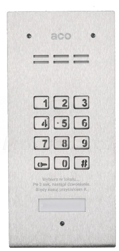 FAM-P-ZSACC - 10-abonentowy panel bramowy FAM-P-ZSACC - 10-abonentowy panel bramowy