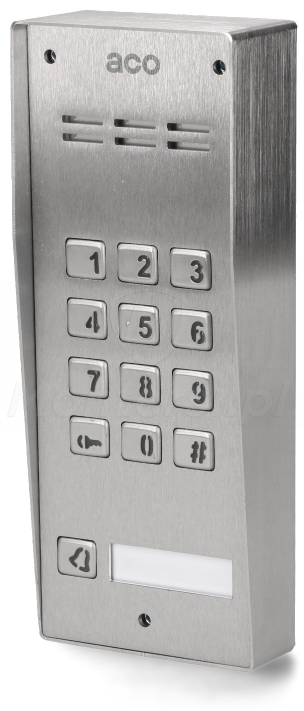 FAM-P-1NPZSACC NT - 11-abonentowy panel bramowy z RFID i klawiaturą