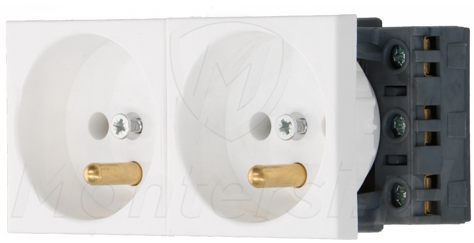 WP45X4575 - Gniazdo 2x 230 V AC typu F