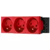 WP45X4577 - Gniazdo 3x 230 V AC typu F, blokada
