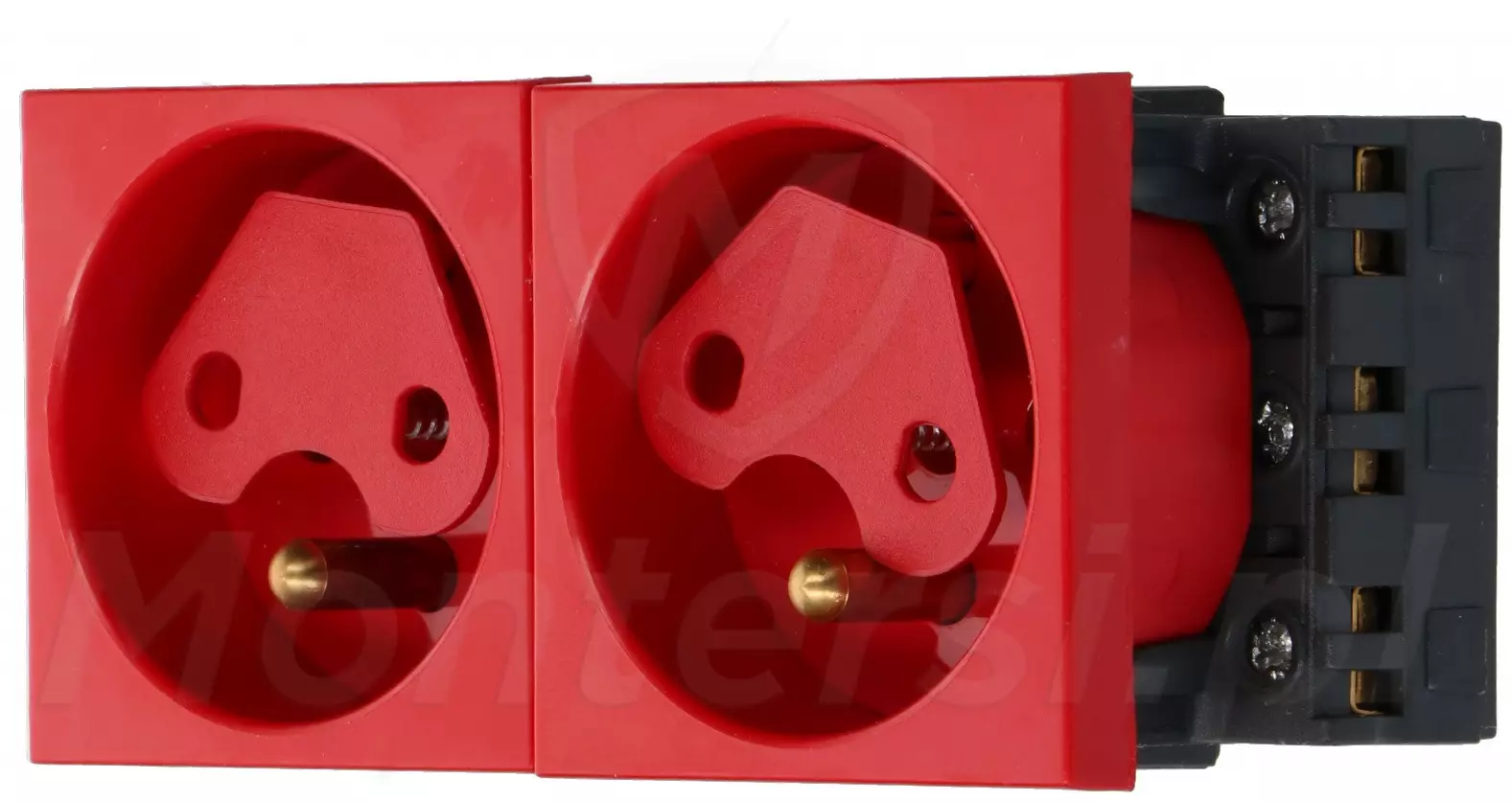 WP45X4572 - Gniazdo 2x 230 V AC typu F, blokada