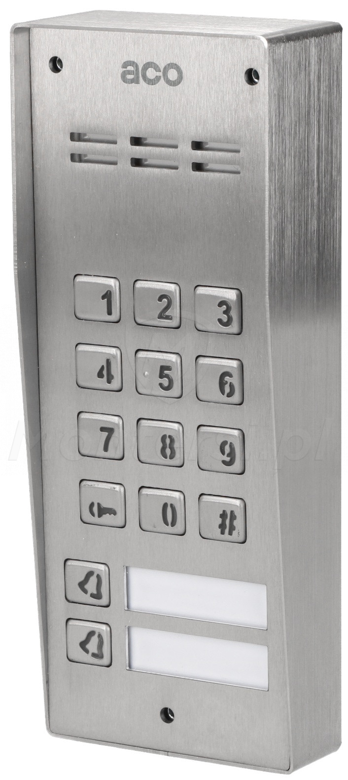 FAM-P-2NPZSACC NT - 12-abonentowy panel bramowy z RFID i klawiaturą FAM-P-2NPZSACC NT - 12-abonentowy panel bramowy z RFID i klawiaturą