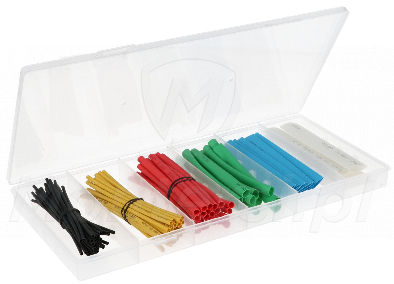 Zestaw rurek termokurczliwych kolorowych 1.5-13mm (0.75-6.5mm) Zestaw rurek termokurczliwych kolorowych 1.5-13mm (0.75-6.5mm)