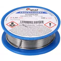 Cyna 1,5mm w szpulce 100g