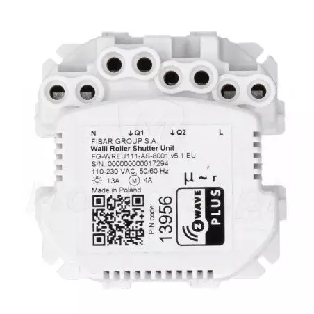 Tył przełącznika FG-WREU111-AS-8001