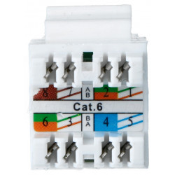 CCAS-K6-UTP - Moduł RJ45 keystone kat.6 UTP