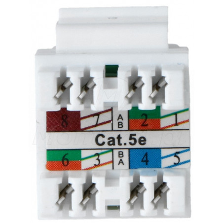 CCAS-K5E-UTP - Moduł RJ45 keystone kat.5e UTP