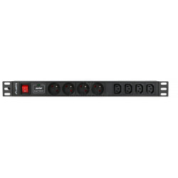 PDU 19" - Listwa zasilająca LANBERG 4 x 230 V, 16 A