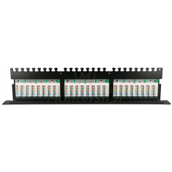 CCAS-PA6-24UTP- O - Panel kat.6 UTP 24 x RJ45 z półką - góra