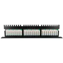 CCAS-PA6-24UTP- O - Panel kat.6 UTP 24 x RJ45 z półką - góra