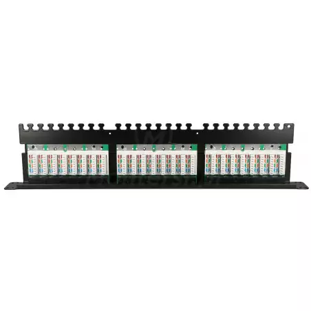 CCAS-PA6-24UTP- O - Panel kat.6 UTP 24 x RJ45 z półką - góra
