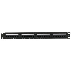 CCAS-PA5E-24UTP - Panel kat. 5eUTP 19" 1U, 24xRJ45 front