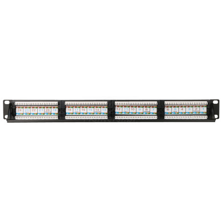 CCAS-PA6-24UTP - Panel kat.6 UTP 19" 1U, 24 x RJ45 - góra