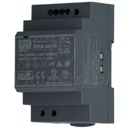 HDR-60-48 - Zasilacz na szynę DIN 48V/1.25A - front
