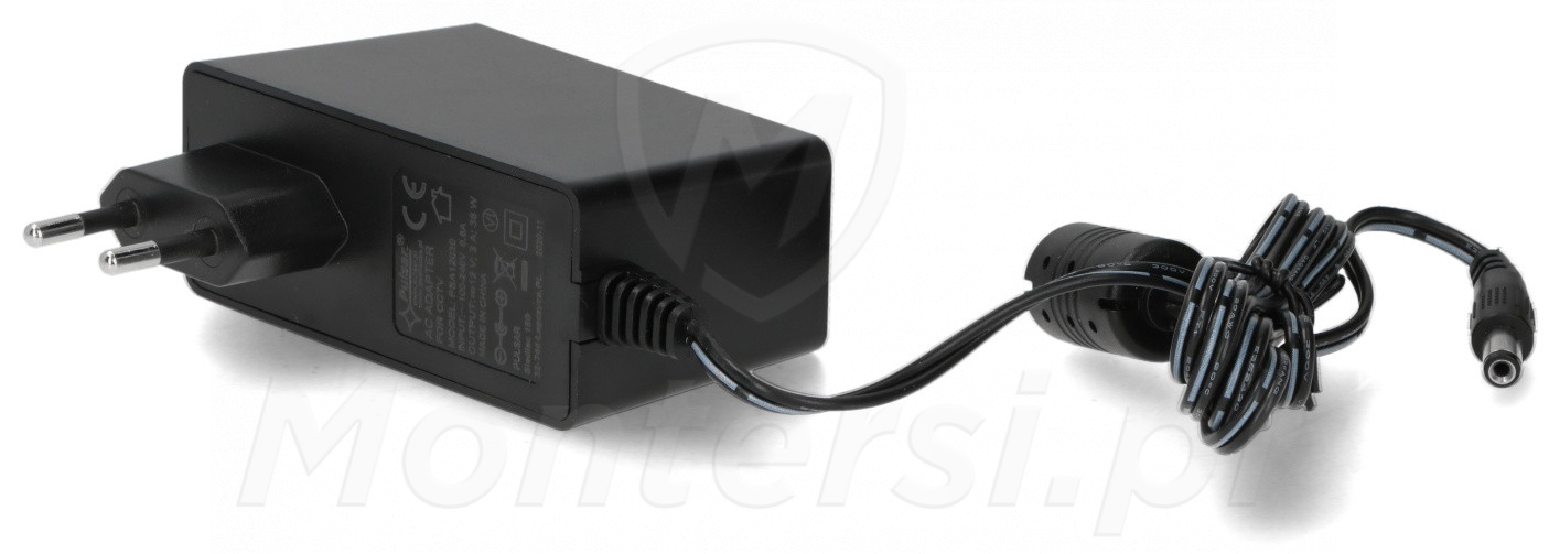 PSA12030 - Impulsowy zasilacz wtyczkowy 12V/3A