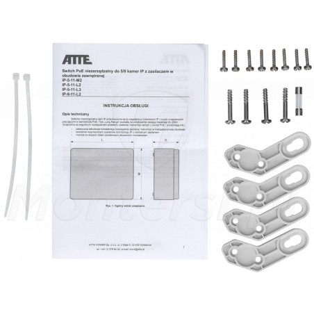 IP-5-11-M2 - komplet montażowy