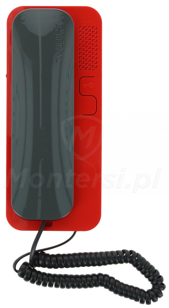 SMART 5-P - Unifon analogowy 4+n grafitowo-czerwony