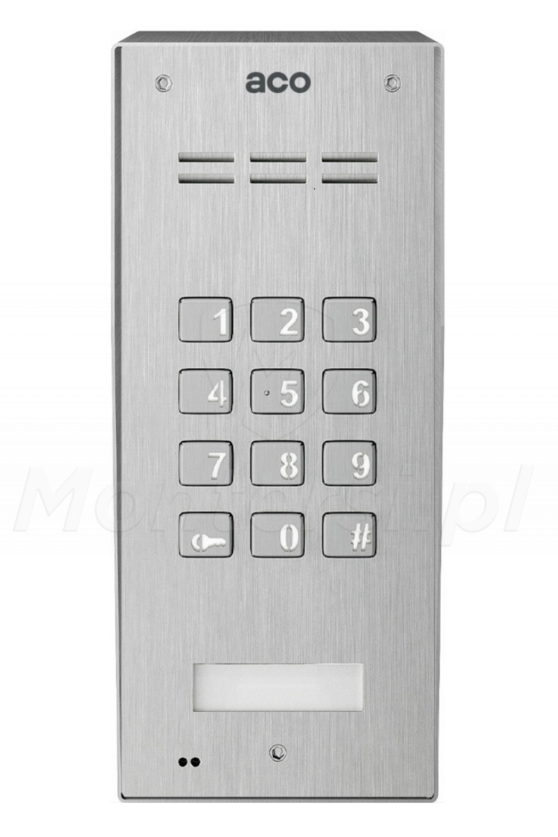 FAM-P-ZSACC NT - 10-abonentowy panel bramowy z RFID i klawiaturą FAM-P-ZSACC NT - 10-abonentowy panel bramowy z RFID i klawiaturą