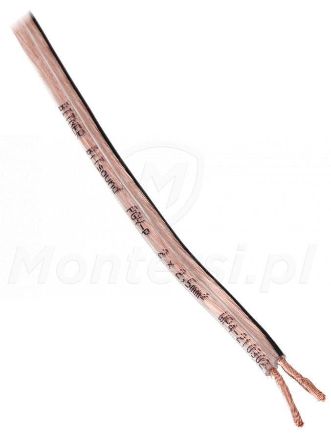 Miedziany przewód głosnikowy BiTsound PGY-p 2 x 2.5 mm2