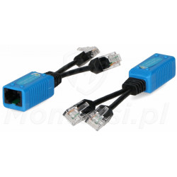 P-POE2 - Splitter 2xRJ45 (wtyk) - 1xRJ45 (gniazdo)