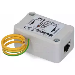 Zabezpieczenie przeciwprzepięciowe PTF-51-EXT/PoE Zabezpieczenie przeciwprzepięciowe PTF-51-EXT/PoE