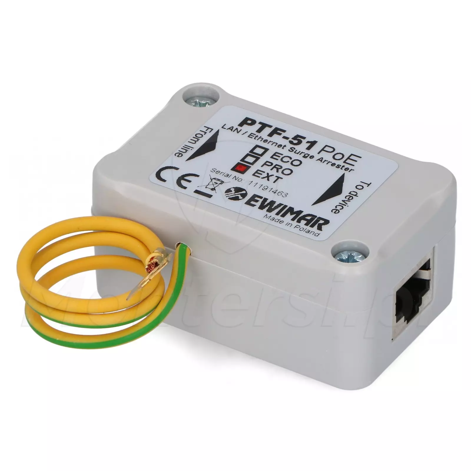 Zabezpieczenie przeciwprzepięciowe PTF-51-EXT/PoE Zabezpieczenie przeciwprzepięciowe PTF-51-EXT/PoE