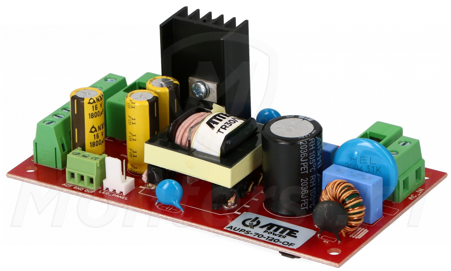 AUPS-70-120-OF - Zasilacz buforowy SMPS 12 V DC / 6 A AUPS-70-120-OF - Zasilacz buforowy SMPS 12 V DC / 6 A