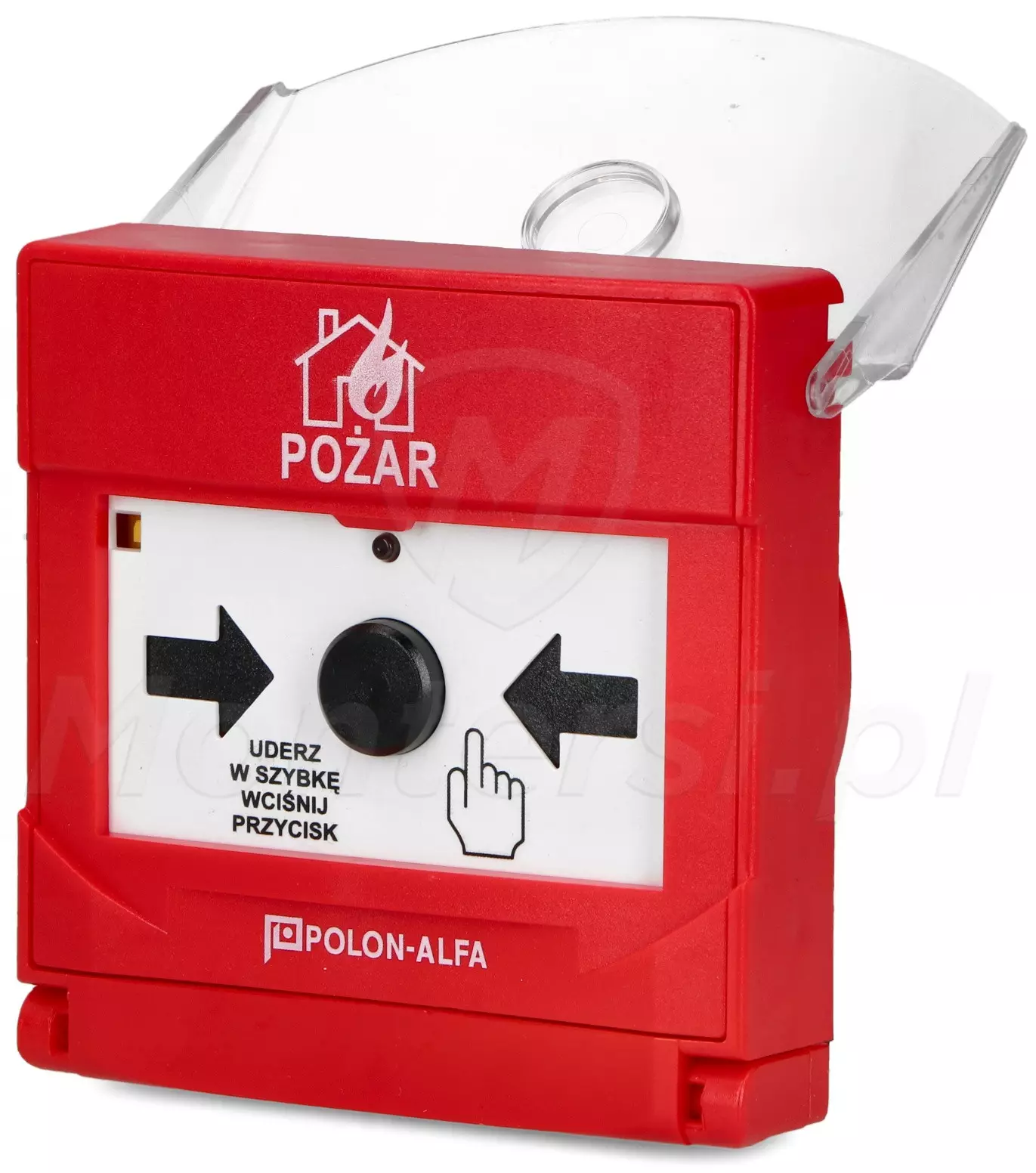ROP-4001MH - Ręczny ostrzegacz pożarowy do pracy z centralą POLON 4100