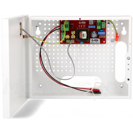 Wnętrze zasilacza buforowego ATTE AUPS-40-120-E