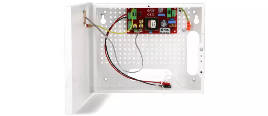 Wnętrze zasilacza buforowego ATTE AUPS-40-120-E
