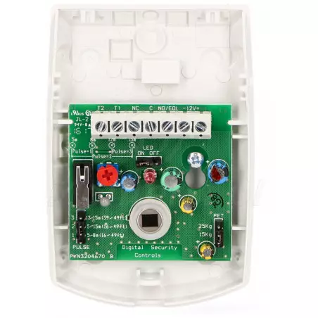 Wnętrze czujki ruchu LC-100-PI