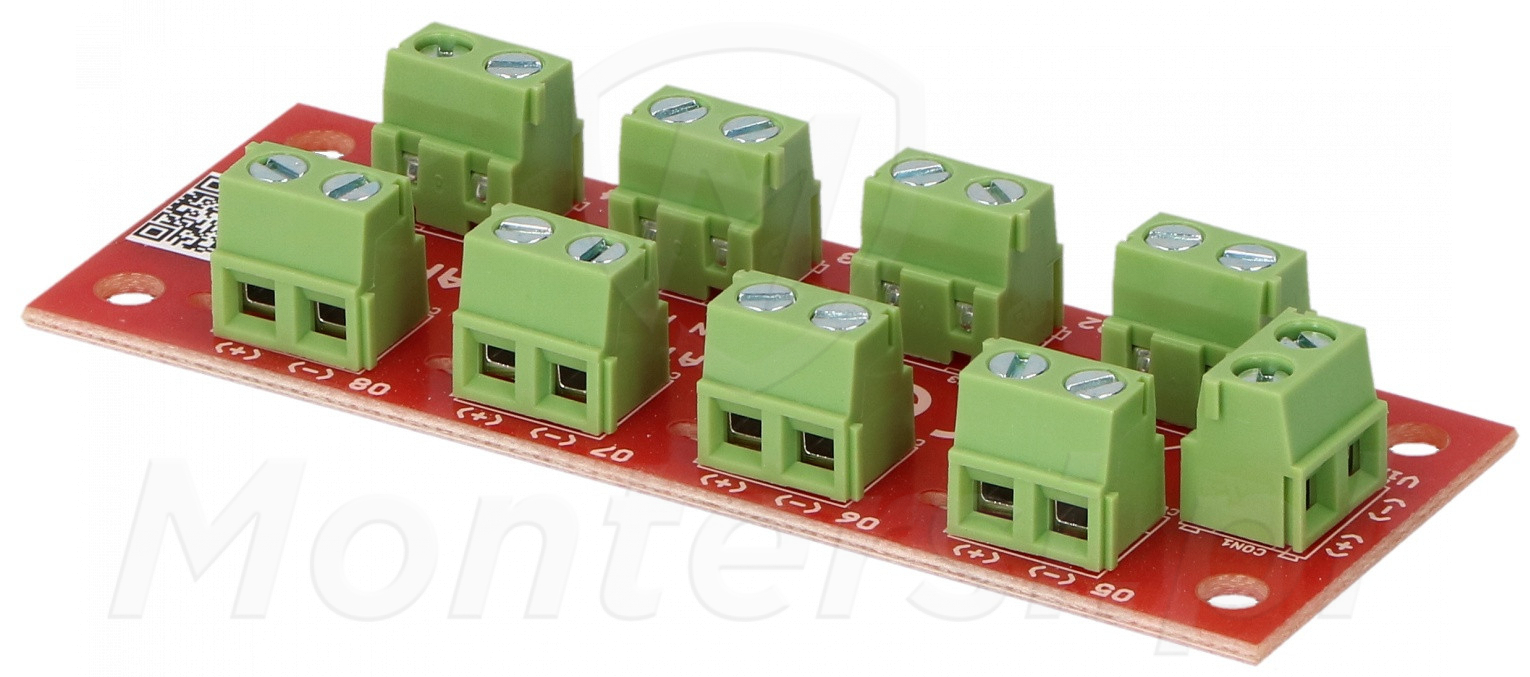 AF-P8-00-OF - 8-kanałowy moduł dystrybucji zasilania