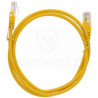 Żółty patchcord UTP 6 dł. 1m Żółty patchcord UTP 6 dł. 1m