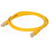 Żółty patchcord UTP 6 dł. 1m Żółty patchcord UTP 6 dł. 1m